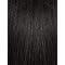 Smooth black human hair wig with natural straight texture for versatile styling