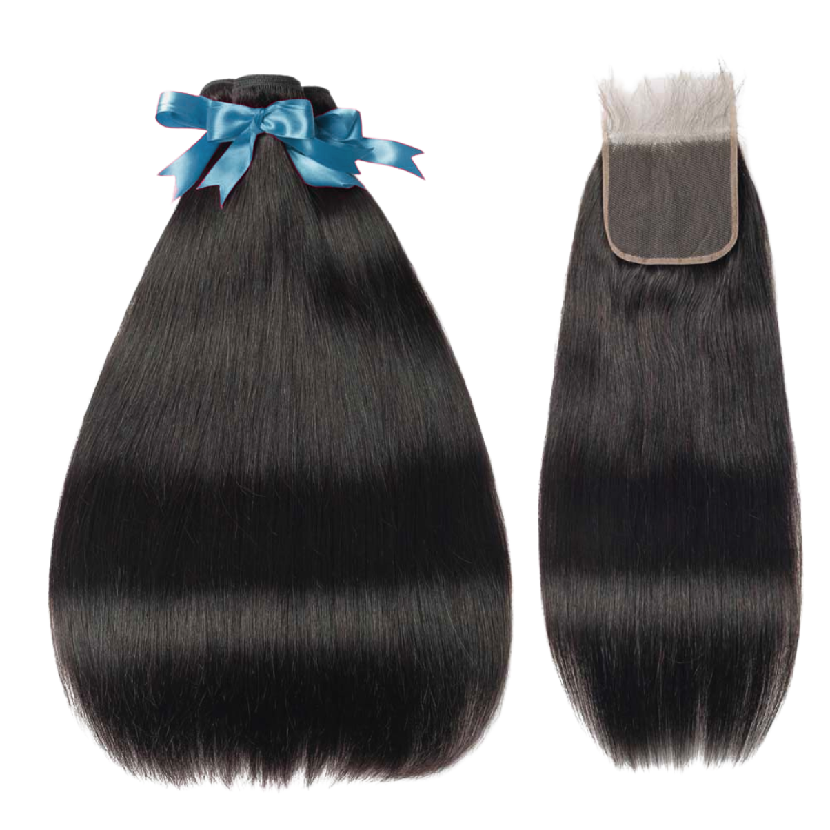 10A Straight 3-piece Bundle Set | 100% Natural Virgin Human Hair