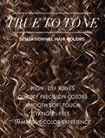 True to Tone human hair wigs with natural curls, high-def tones, smooth soft touch, tangle-free
