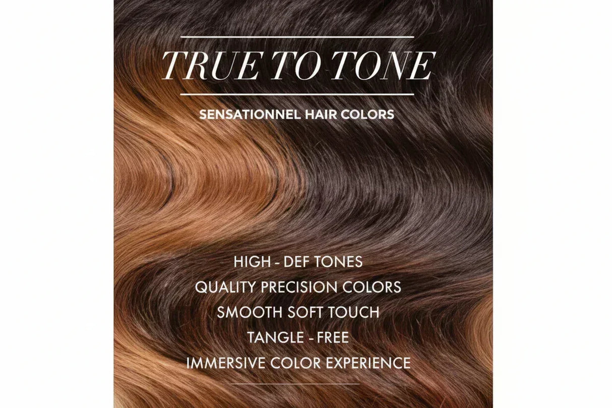 True to tone human hair wigs with smooth, tangle-free waves and high-def color precision