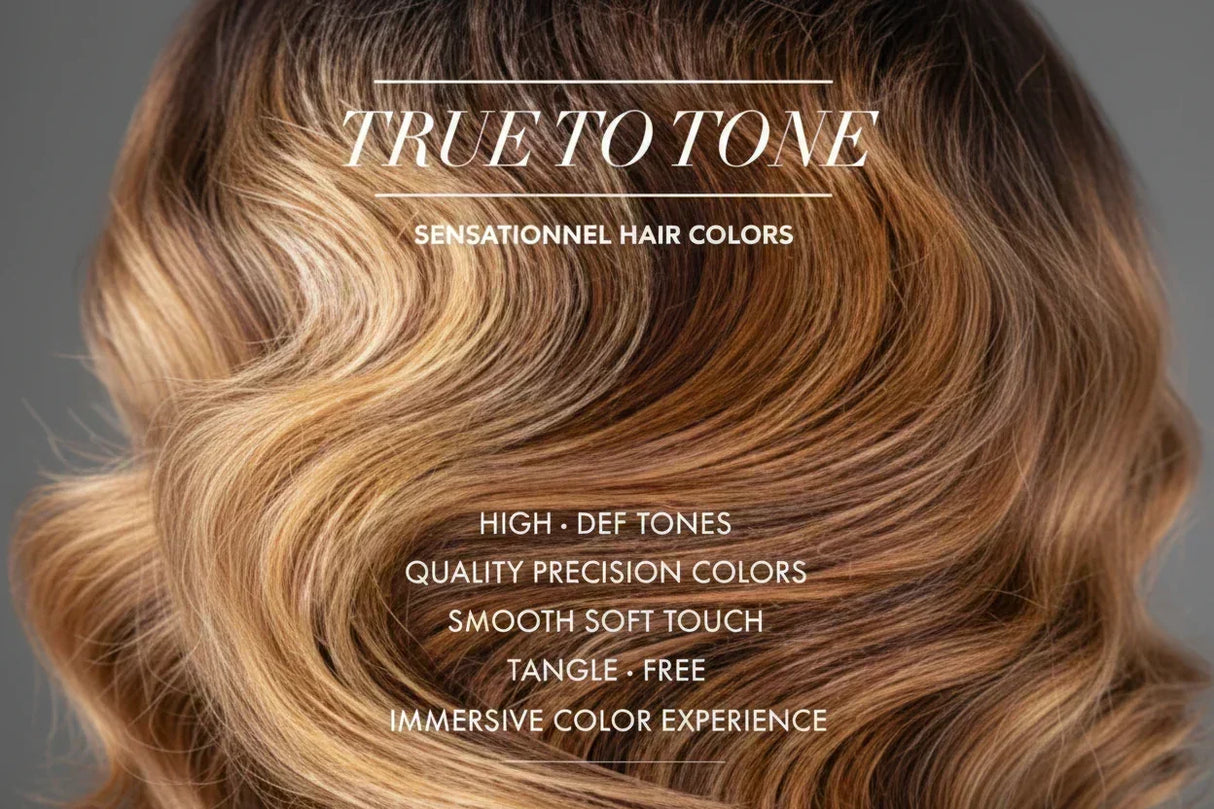 Natural-looking human hair wig with smooth, tangle-free waves and high-def tone colors for immersive styling.