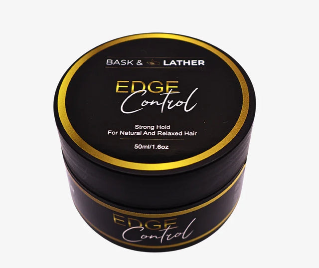 Bask & Lather Edge Control Strong Hold For Natural and Relaxed Hair 50ml/1.6oz