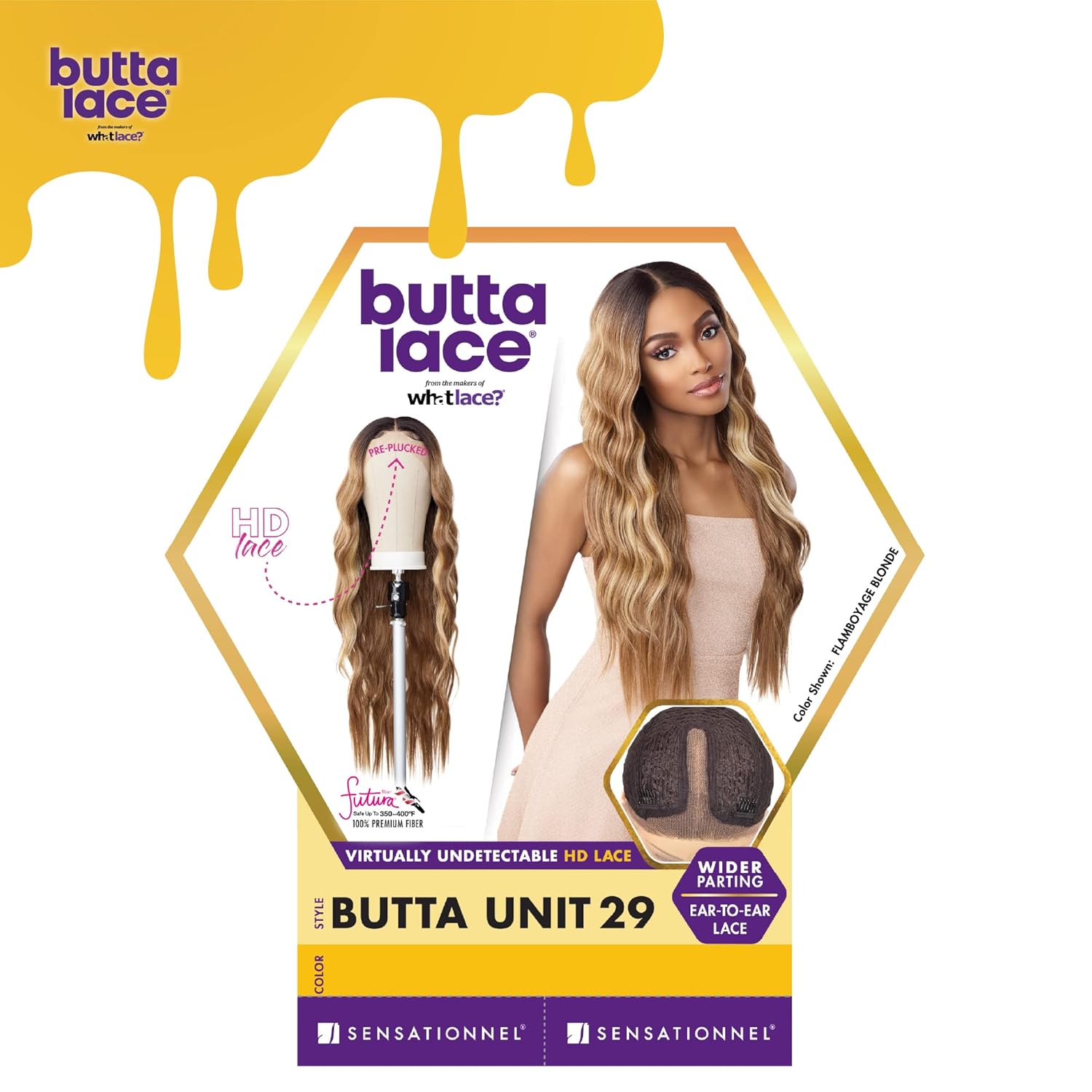 Veradolls Butta Lace Unit 29: 5" Deep Part Glueless Lace Front Wig