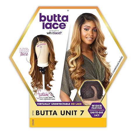 Veradolls Sensationnel Butta Unit 7: Pre-Plucked Glueless Lace Wig