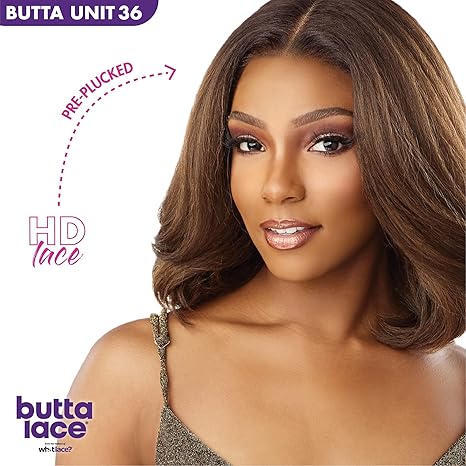 Veradolls Sensationnel Butta Lace Unit 37 Front Wig - Balayage Latte, 5" Deep Part, Pre-Plucked