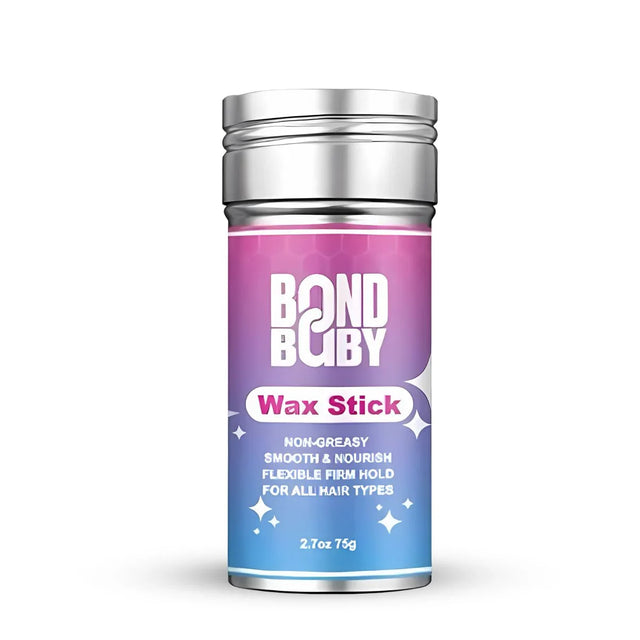 Bond Baby Wax Stick for all hair types, non-greasy hold, smooth & nourish, 2.7oz