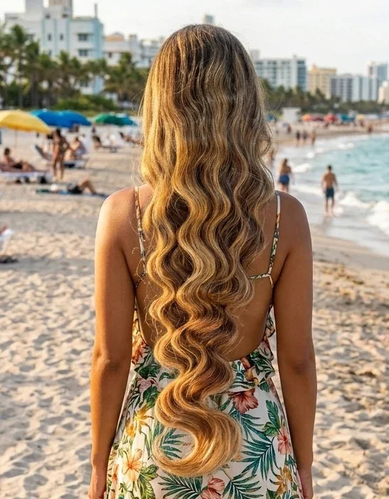 Body Wave 15A Transparent 13x4 Full Frontal 180 Density Natural Highlight