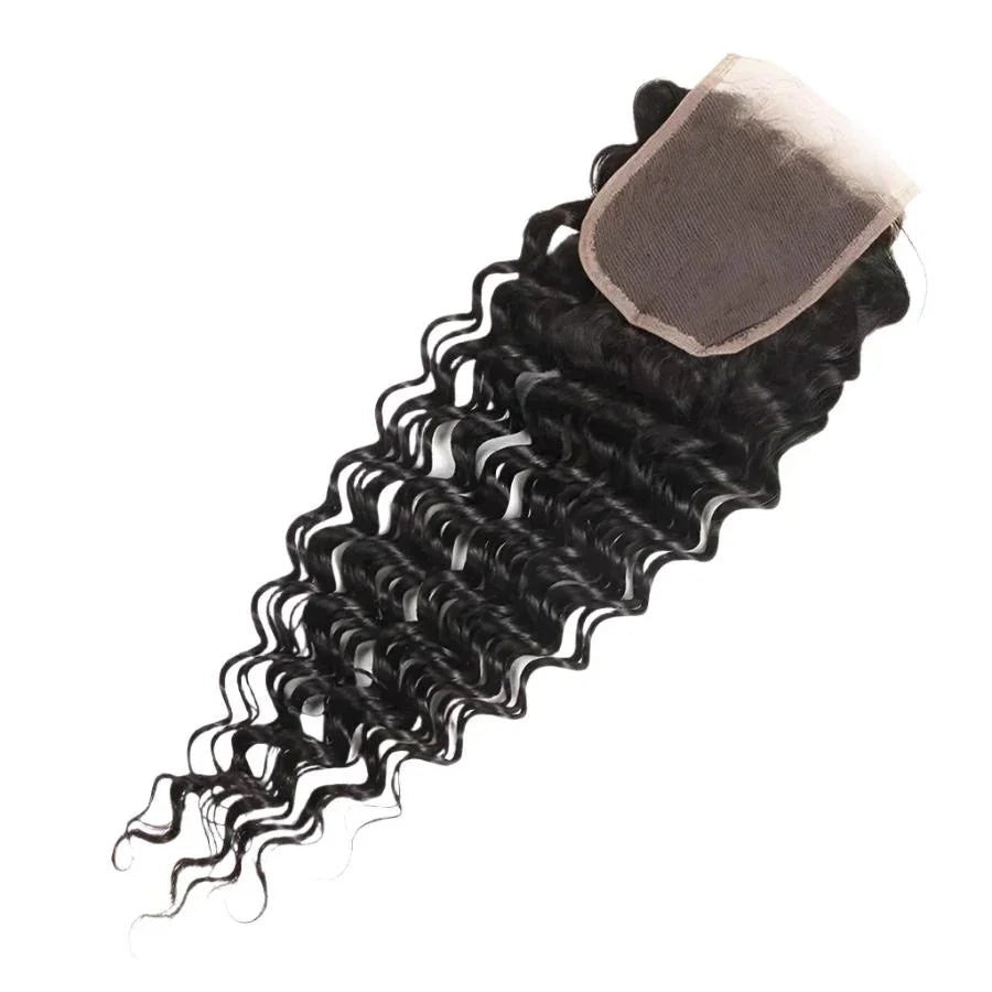 Vera Dolls 180% Density | 4x4 Deep Wave Closure HD Lace Undetectable | Long Closure 100% Human Hair - Premium 4x4 Closure from VeraDolls - Just $39.99! Shop now at VeraDolls