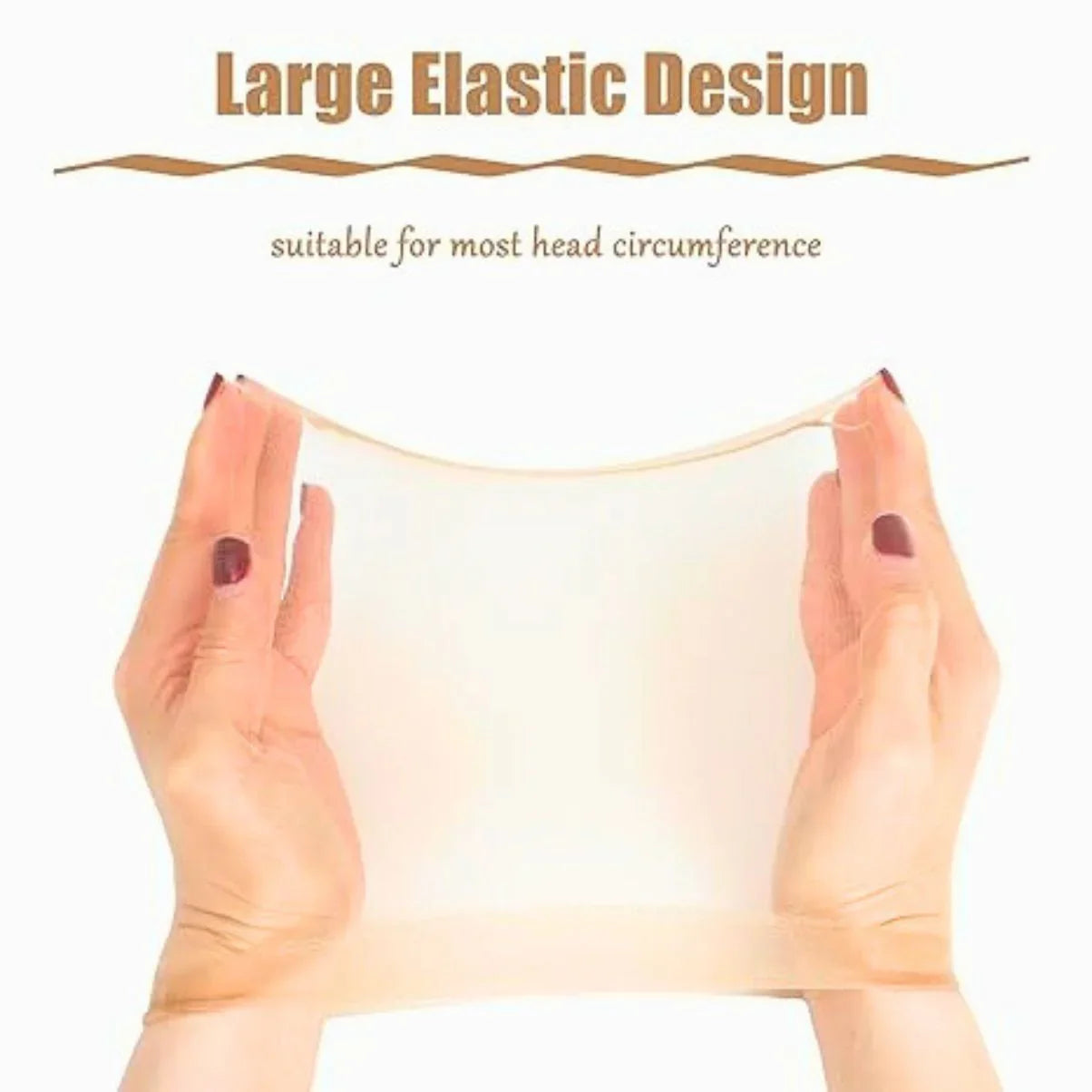 Real Skin Invincible HD Stocking Wig Cap Ultra Thin Breathable Cap For Women Lace Front Wig Installation