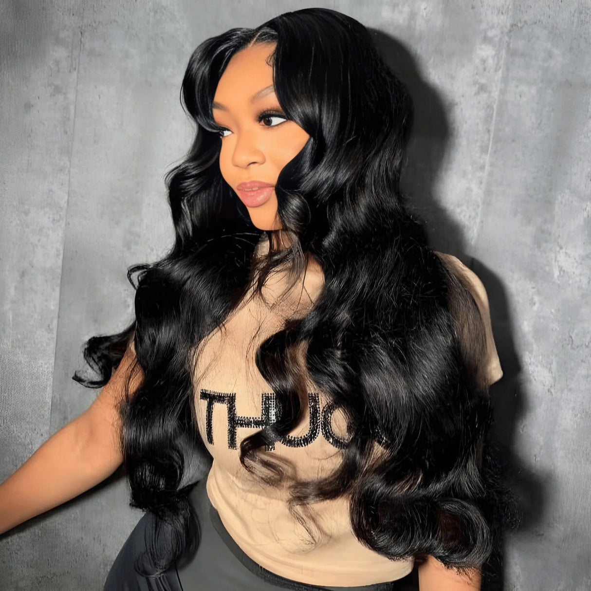 Body Wave 15A Grade Transparent Full Frontal 13x4 Wig 180 Density Natural