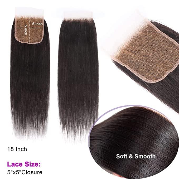 Vera Dolls 180% Density | 5x5 Straight Closure HD Lace Undetectable | Long Closure 100% Human Hair - Premium from VeraDolls - Just $49.99! Shop now at VeraDolls