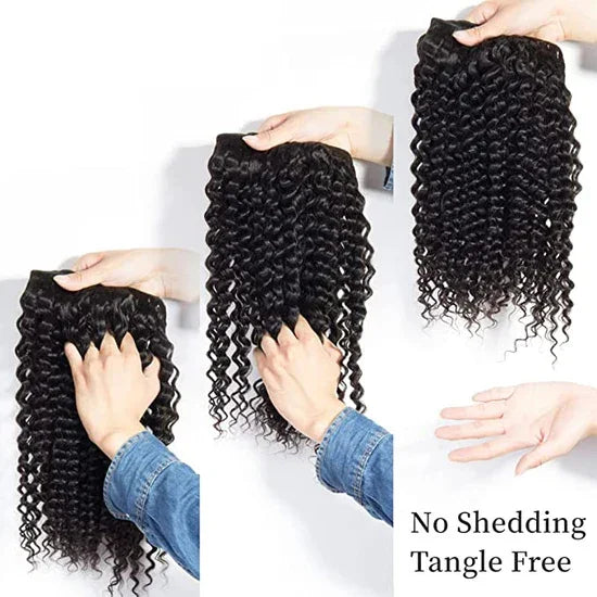 Deep Wave 12A Bundles Set: 100% Natural Human Virgin Hair - Premium from Vera Dolls - Just $95! Shop now at VeraDolls