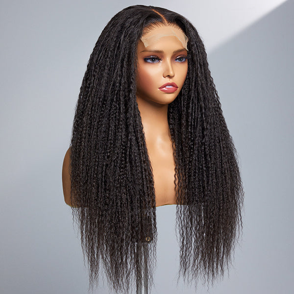 Vera Dolls TWIST | Dreadlock Style 5x5 Closure Lace Glueless Wig Mid Part Long Wig 100% Human Hair