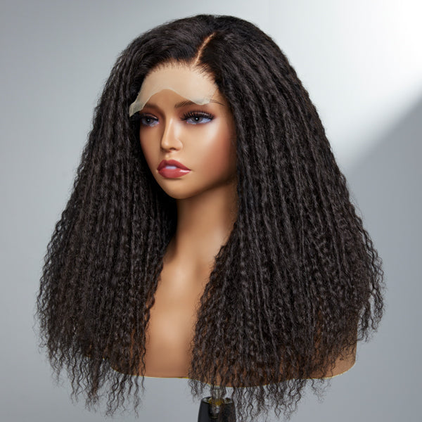 Vera Dolls TWIST | Dreadlock Style 5x5 Closure Lace Glueless Wig Side Part Long Wig 100% Human Hair