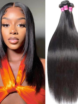 Straight VeraDolls Bundles Set: 100% Natural Human Virgin Hair