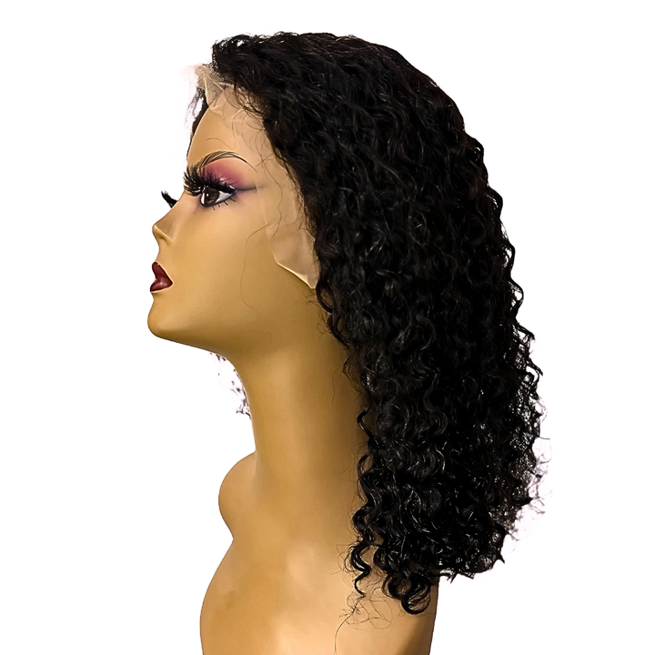 Vera Dolls 100% Human Hair Bob Premium Soft Deep Wave 2x6 Invisible HD Lace Wig