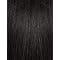Smooth black human hair wig with sleek straight texture for natural styling