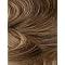 Natural-looking human hair wig with soft waves and warm brown tones for versatile styling