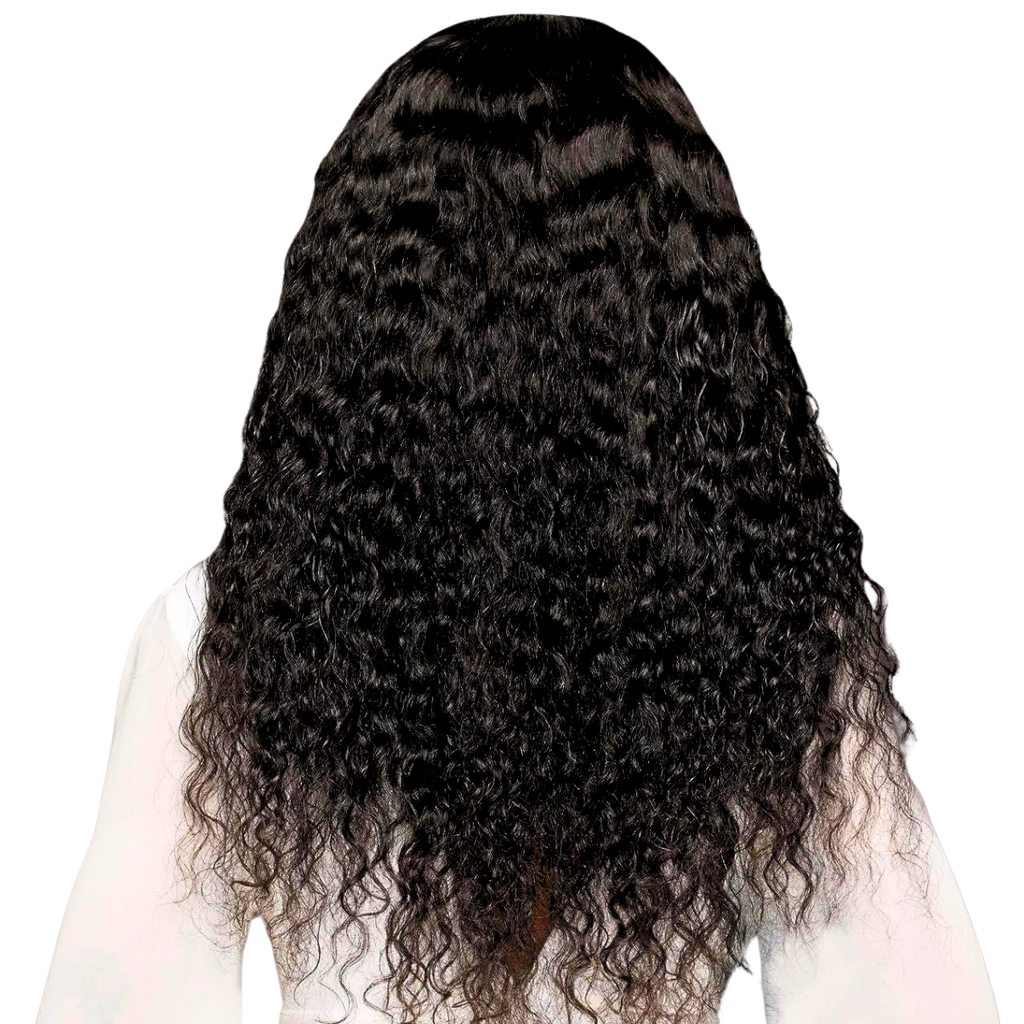 Vera Dolls 180% Density | 13x6 Deep Curly Frontal HD Lace Wig                                            Glueless Free Part Long Wig 100% Human Hair