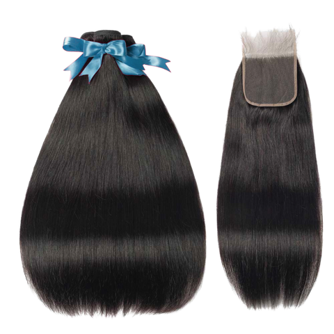 10A Straight 3-piece Bundle Set | 100% Natural Virgin Human Hair