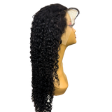 Vera Dolls 180% Density | 13x6 Deep Curly Frontal HD Lace Wig                                            Glueless Free Part Long Wig 100% Human Hair