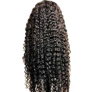 Vera Dolls 180% Density | 13x6 Water Wave Frontal HD Lace Wig                                            Glueless Free Part Long Wig 100% Human Hair