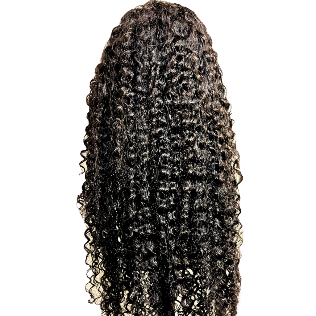 Vera Dolls 180% Density | 13x6 Water Wave Frontal HD Lace Wig                                            Glueless Free Part Long Wig 100% Human Hair