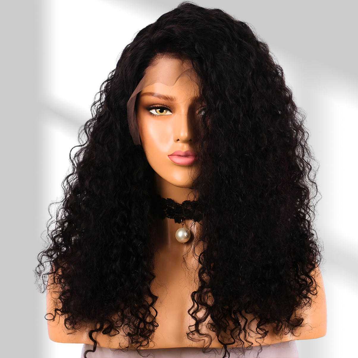 Malaysian Curly Natural 15A Grade HD Lace Frontal 13x6 Wig 200 Density