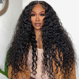 Malaysian Curly Natural 15A Grade HD Lace Frontal 13x6 Wig 200 Density