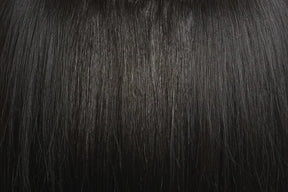 Two packages of Outre Premium Purple Pack Yaki hair extensions, showcasing the product as 100% human hair with a straight texture.