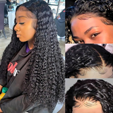 Vera Dolls 180% Density | 13x4 Deep Wave Frontal HD Lace Wig Glueless Free Part Long Wig 100% Human Hair