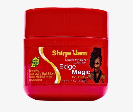 Shine 'n Jam Magic Fingers for Braiders Extra Firm Hold With Olive Oil Good For Natural Hair