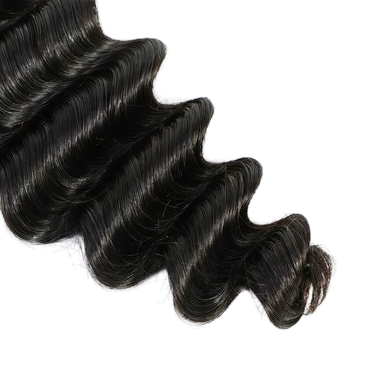 Black body wave human hair bundle for natural styling and extensions