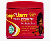 Shine 'n Jam Magic Fingers for Braiders Extra Firm Hold With Olive Oil Good For Natural Hair