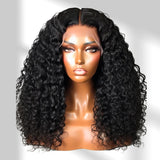 Burmese Wave Natural 15A Grade HD Lace Frontal 13x6 Wig 200 Density Front View