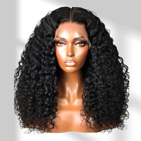 Burmese Wave Natural 15A Grade HD Lace Frontal 13x6 Wig 200 Density Front View