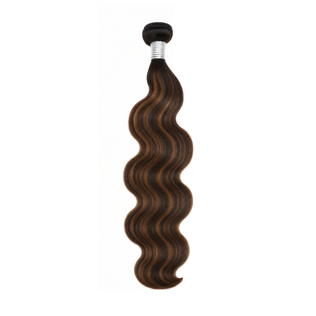 Highlight 2/4 Body Wave Single Hair Bundle | 100% Natural Virgin Human Hair