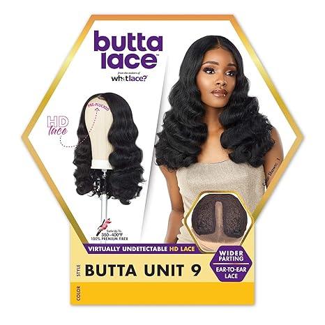 Butta Lace HD Lace Wig with Wider Ear-to-Ear Parting, Natural Wavy Human Hair Style
