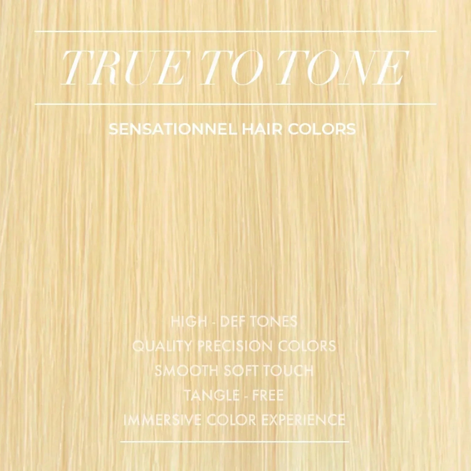 True to Tone blonde human hair bundles with high-def precision colors, smooth soft touch, tangle-free