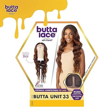 Butta Lace HD Lace Wig Unit 33 with wider parting & ear-to-ear lace for natural styling