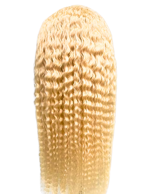 Vera Dolls 180% Density | Blond 613 13x4 Water Wave Frontal HD Lace Wig                                            Glueless Free Part Long Wig 100% Human Hair