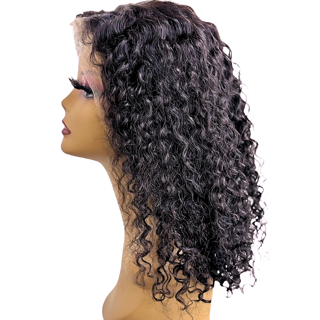 Vera Dolls 100% Human Hair Bob Premium Soft Deep Curly 2x6 Invisible HD Lace Wig