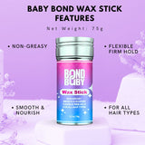 Bond Baby Wax Stick For All types of Hair, Long-lasting 75g