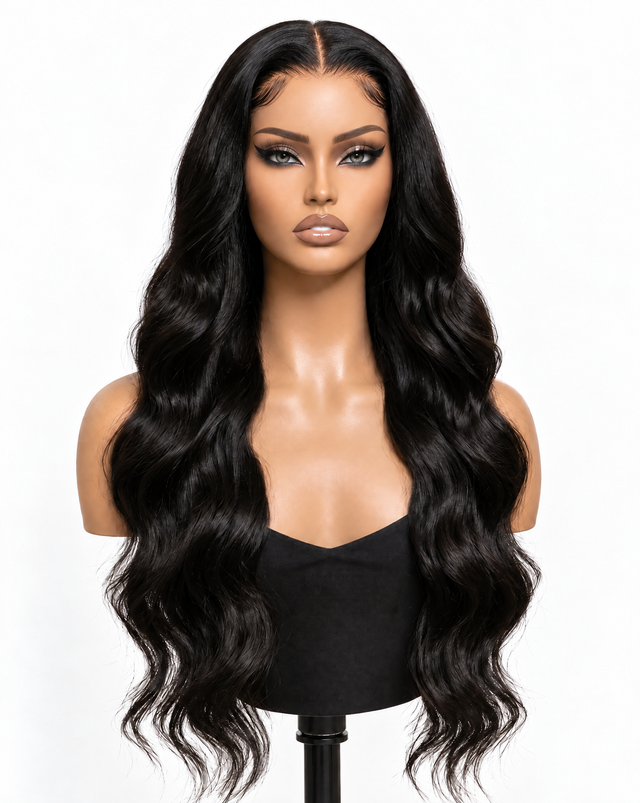 Body Wave Natural 15A Grade HD Lace Frontal 13x4 Wig 180 Density
