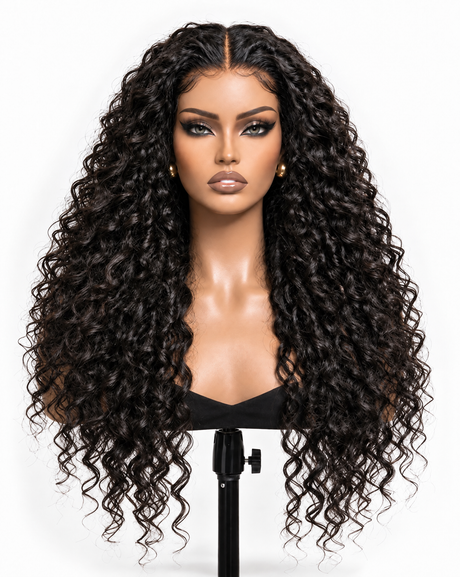 Bohemian Natural 15A Grade HD Lace Frontal 13x4 Wig 180 Density