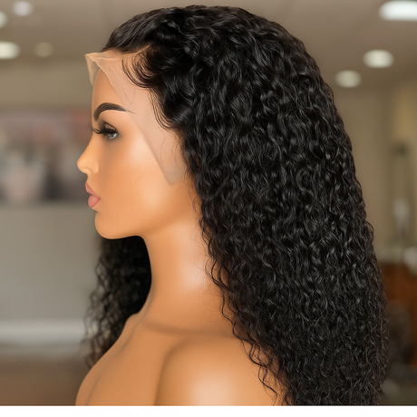 Veradolls Premium Sweet Curly Wig – 13x4 HD Lace, Knotless Finish, 180% Density