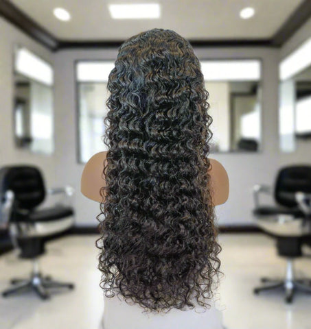 15A Grade Glueless Deep Wave 5x5 Invisible HD Lace 15A Grade Long Wig | 100% Human Hair 180% Density