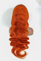 Body Wave 15A Transparent 13x4 Full Frontal 180 Density Ginger