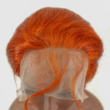 Body Wave 15A Transparent 13x4 Full Frontal 180 Density Ginger