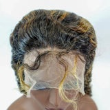 Bohemian 15A Transparent 13x4 Full Frontal 180 Density Natural Black & Blonde 27